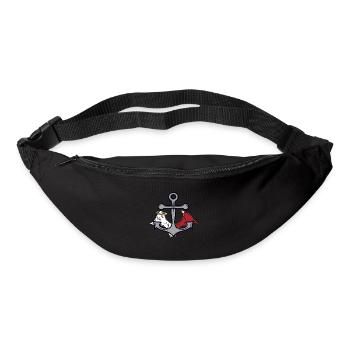 Anker Seefahrt Seemann okkult spirituell - Gürteltasche - Schwarz - Vorne