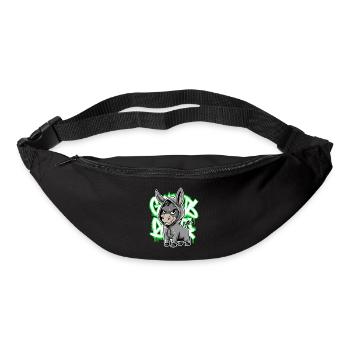Donkey Urban Animal Style Animal Lover - Bum bag - black - Front