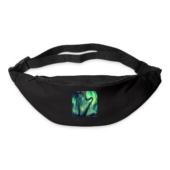 Harfe - Gürteltasche - Schwarz - Vorne