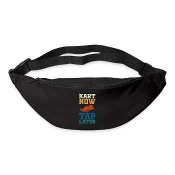 Go Kart Kartfahrer Go Kartrennen - Gürteltasche - Schwarz - Vorne