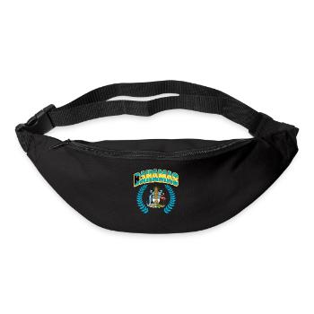 Bahamas Île des Caraïbes Cadeau d’été de l’Atlantique - Sac banane - noir - Devant