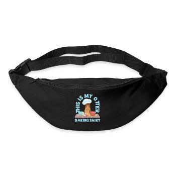 Otter Baking Pun This Is My Otter - Bum bag - black - Front