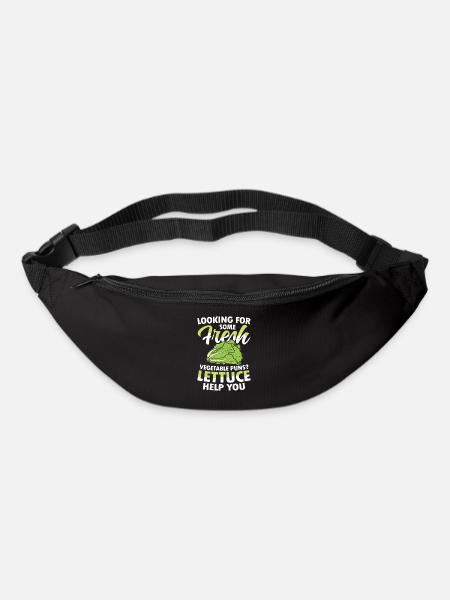 Looking For Some Fresh Vegetable Puns Lettuce - Gürteltasche - Schwarz