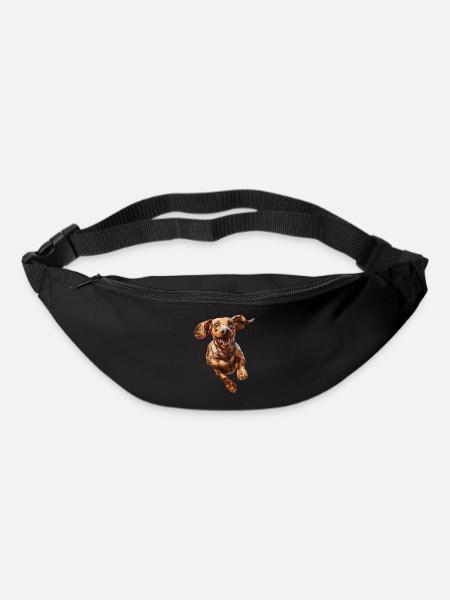 Dackel - Gürteltasche - Schwarz