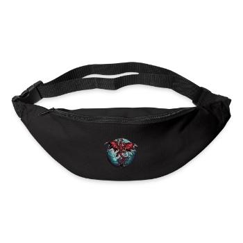 Drache Drachen Planet Planeten - Gürteltasche - Schwarz - Vorne