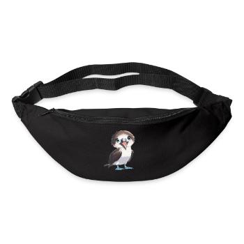 Blue-footed booby - Bum bag - black - Front