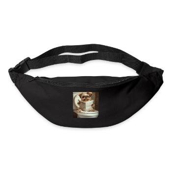 Shih Tzu - Gürteltasche - Schwarz - Vorne