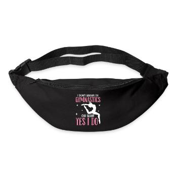 Not always gymnastics, oh wait, but I do acrobatic gymnastics - Bum bag - black - Front