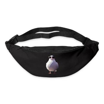 Pigeon White City Pigeon Wood Pigeon White Doves - Bum bag - black - Front