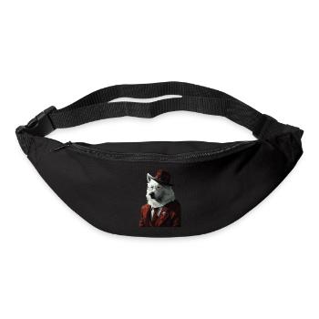Samojede - Gürteltasche - Schwarz - Vorne