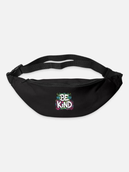 Be Kind - Neon! - Gürteltasche - Schwarz