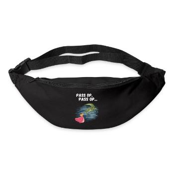 Karneval Köln Alaaf Krokodil Prinzessin Lustig - Gürteltasche - Schwarz - Vorne