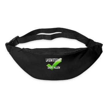 AGRICULTURE SERVES EVERYONE - Bum bag - black - Front