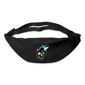 Schwertwal - Gürteltasche - Schwarz - Vorne
