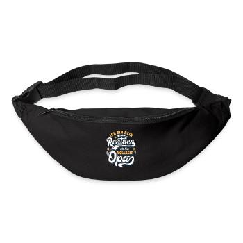 Ich bin kein Rentner ich bin Vollzeit Opa - Rente - Gürteltasche - Schwarz - Vorne