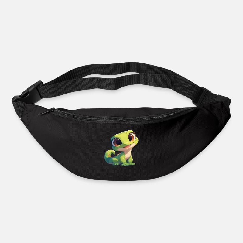 Geckos Gecko - Sac banane - noir