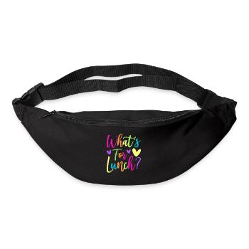 Lunch Lady Cafeteria Employee What's on offer - Bum bag - black - Front