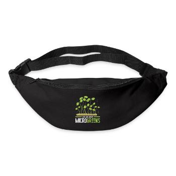 Micro-pousses Micro-pousses - Sac banane - noir - Devant