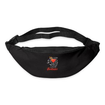 Funny Bartender Saying Bartender Gift - Bum bag - black - Front