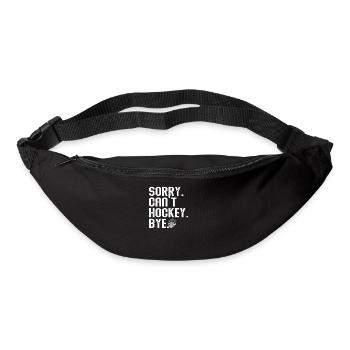 Sorry Can't Hockey Bye Hockey Lover - Bum bag - black - Front