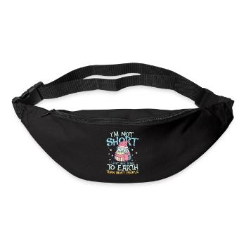 i m not short i m just more down to earth owl - Gürteltasche - Schwarz - Vorne