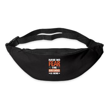 Lustiger Barkeeper Spruch Barkeeper Geschenk - Gürteltasche - Schwarz - Vorne