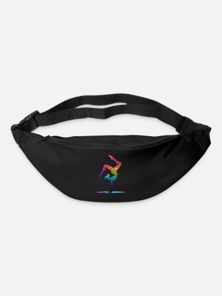 Gymnastique Gymnaste Gymnaste acrobatique - Sac banane - noir