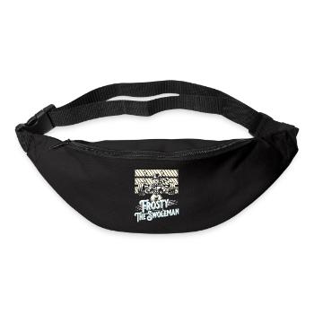 Frosty the Swoleman Snowman Winter Fitness - Bum bag - black - Front