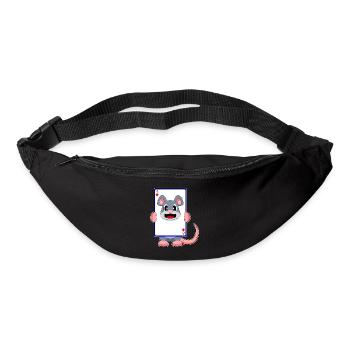 Maus Poker Pokerkarten - Gürteltasche - Schwarz - Vorne