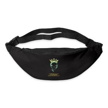 Alien with crown you invented slavery - Bum bag - black - Front