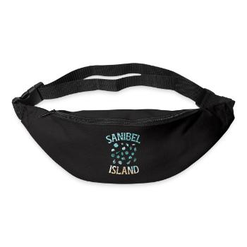 La vie est meilleure sur l’île de Sanibel - Sac banane - noir - Devant