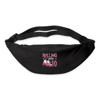 Rolling Into 10 10 Year Old Birthday Scooter - Bum bag - black - Front