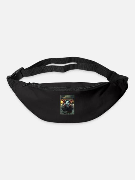 Hippopotame Hippopotame - Sac banane - noir