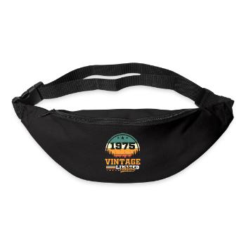 1975 Vintage Retro Geburtstagsgeschenk - Gürteltasche - Schwarz - Vorne