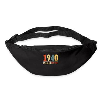 Edition limitée 1940 - Sac banane - noir - Devant