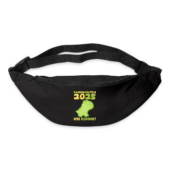 kiKindergarten 2025 Kids Gift Kita 2025 Décoration - Sac banane - noir - Devant