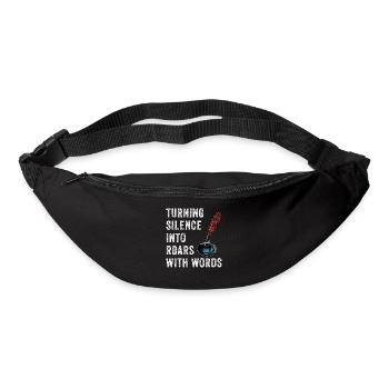 Poetry Slam Schriftsteller Poet Literatur Slam - Gürteltasche - Schwarz - Vorne