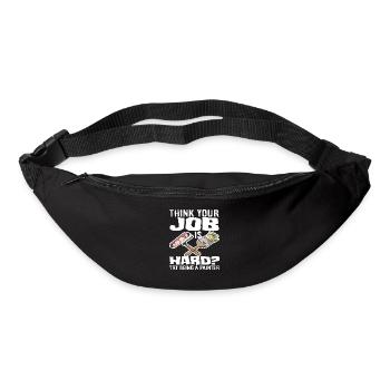 Denk Dein Job Ist Hart Maler - Gürteltasche - Schwarz - Vorne