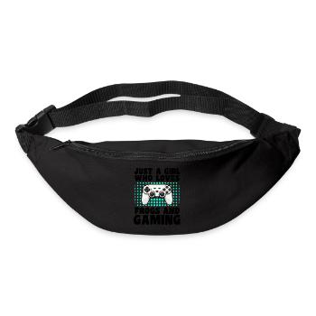 Gamer and Frogs: Video Games and Amphibian - Bum bag - black - Front