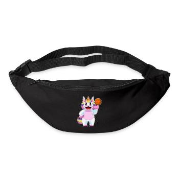 Einhorn Basketballspieler Basketball - Gürteltasche - Schwarz - Vorne