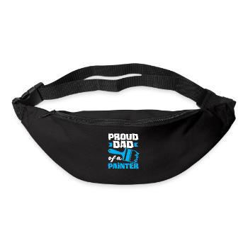 Stolzer Papa Eines Malers Perfekt - Gürteltasche - Schwarz - Vorne