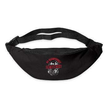 DJ Party Favors, Dance Club Music, - Bum bag - black - Front