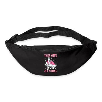 This Girl Loves Jet Skiing Skiers - Bum bag - black - Front