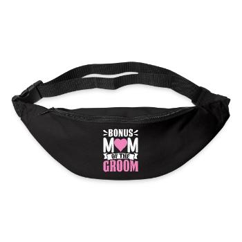 Bonus Mama Des Bräutigams Lustige Stiefmutter Extra Mama - Gürteltasche - Schwarz - Vorne