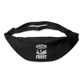 Winter Camper Snow Camping Adventure - Bum bag - black - Front