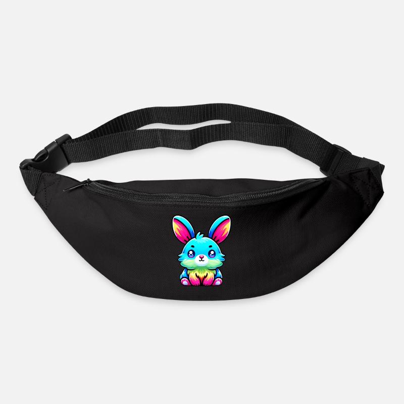 Hase - Gürteltasche - Schwarz