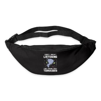Sorry I Wasn't Listening I Was Thinking About - Bum bag - black - Front