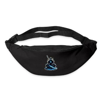 Samurai Sci-Fi Cyber Punk Anime manga - Bum bag - black - Front