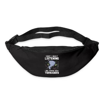 Sorry I Wasn't Listening I Was Thinking About - Bum bag - black - Front