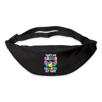 Softball Grandpa Grandma That's My Granddaughter - Bum bag - black - Front